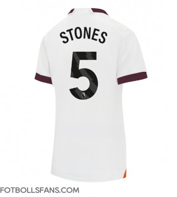 Manchester City John Stones #5 Replika Bortatröja Damer 2023-24 Kortärmad